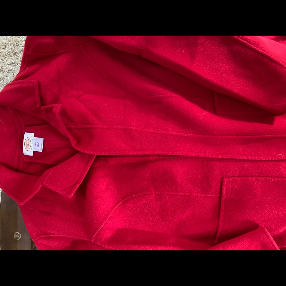 Red suit jacket